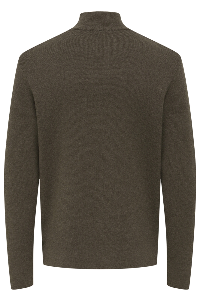 Only & Sons bruine heren trui | Achteraanzicht
