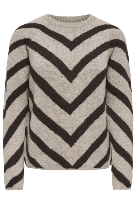 Only beige dames trui | Vooraanzicht