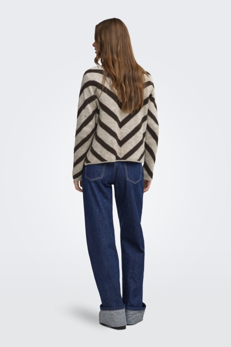 Only beige dames trui | Model