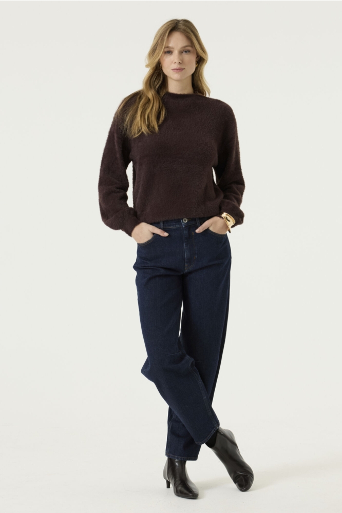 Garcia bruine dames trui | Model