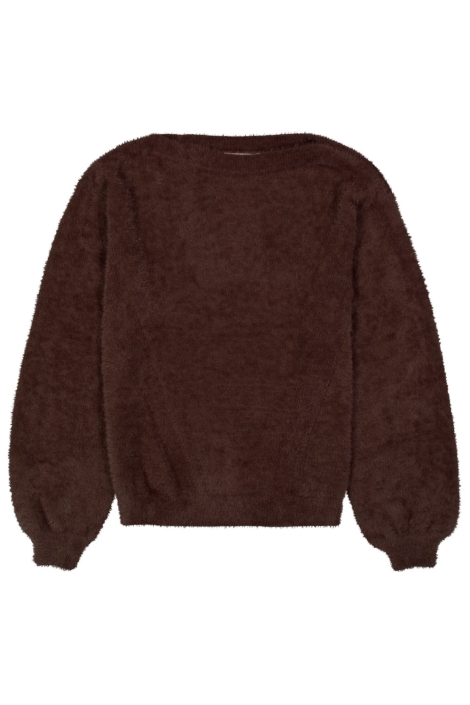 Garcia bruine dames trui | Vooraanzicht
