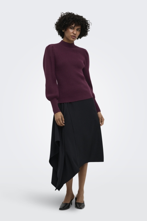 Only bordeaux dames trui | Model