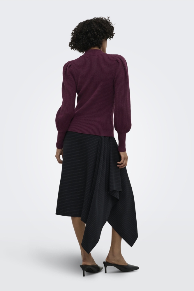 Only bordeaux dames trui | Model