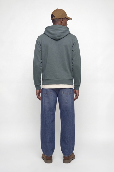 Jack & Jones blauwe heren sweater | Model achteraanzicht