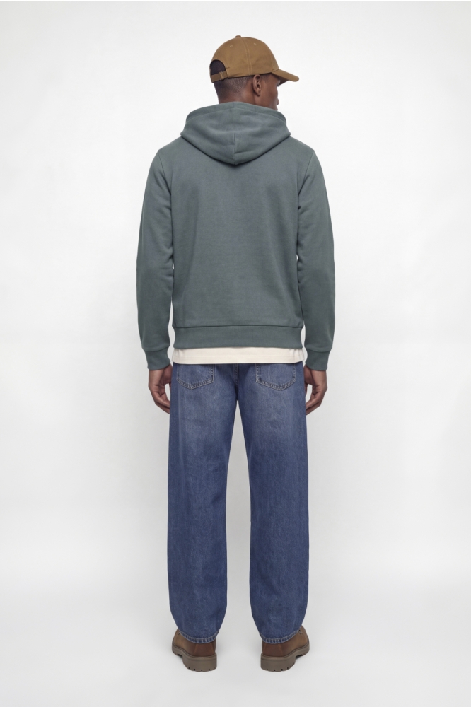 Jack & Jones blauwe heren sweater | Model achteraanzicht