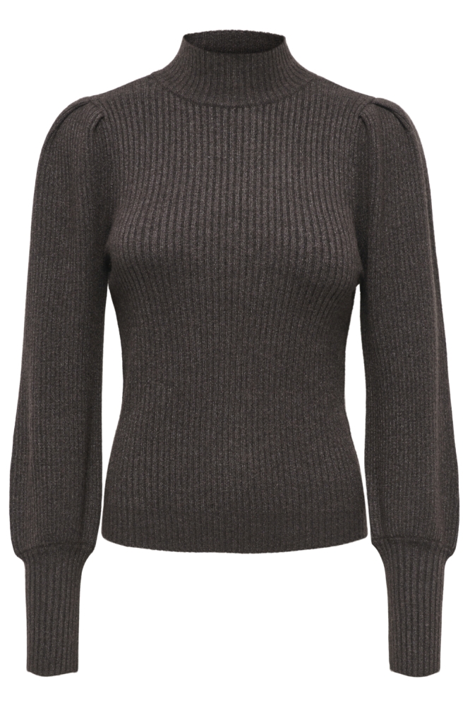 Only bruine dames trui | Vooraanzicht