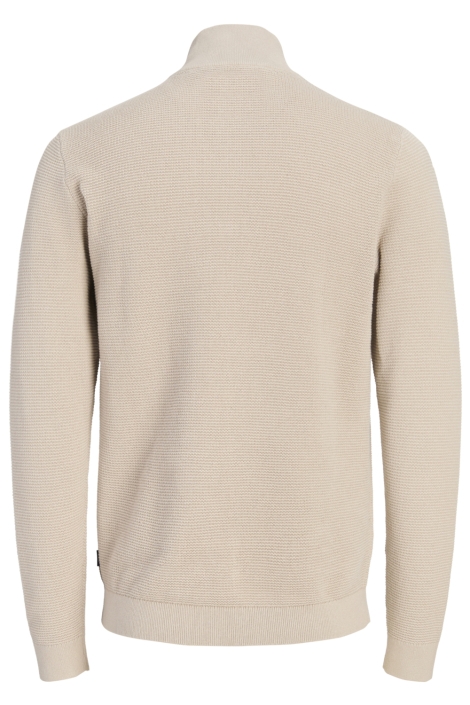 Jack & Jones taupe heren trui | Achteraanzicht