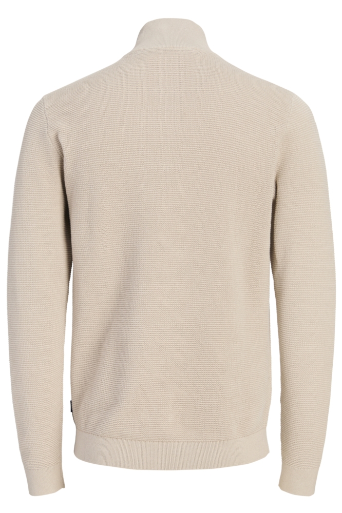 Jack & Jones taupe heren trui | Achteraanzicht