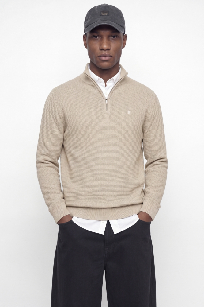 Jack & Jones taupe heren trui | Model