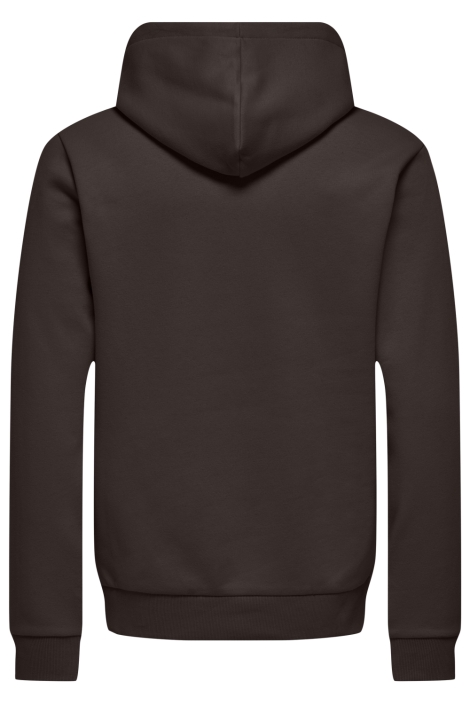 Only & Sons bruine heren sweater | Achteraanzicht