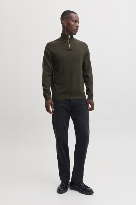 Jack & Jones groene heren trui | Model