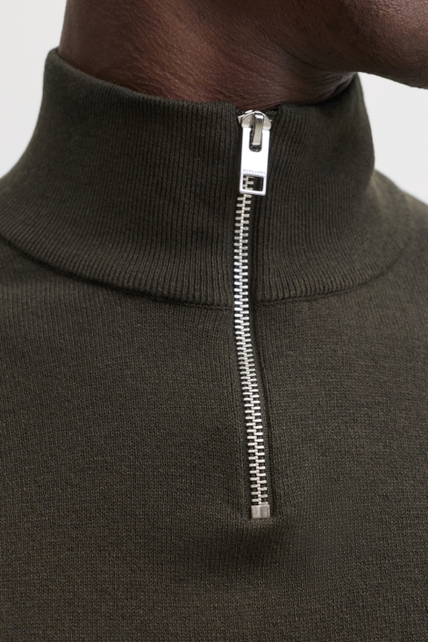 Jack & Jones groene heren trui | Kleurstaal