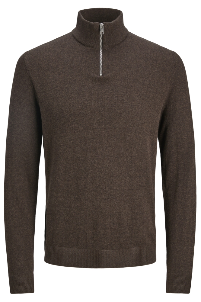 Jack & Jones bruine heren trui | Vooraanzicht