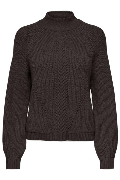 Only bruine dames trui | Vooraanzicht