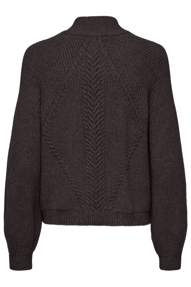 Only bruine dames trui | Achteraanzicht