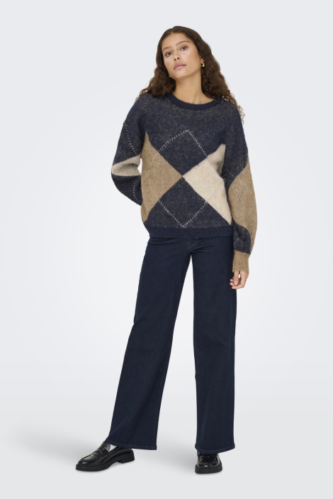 Only blauwe dames trui | Model