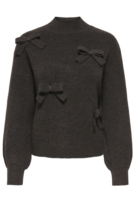 Only bruine dames trui | Vooraanzicht