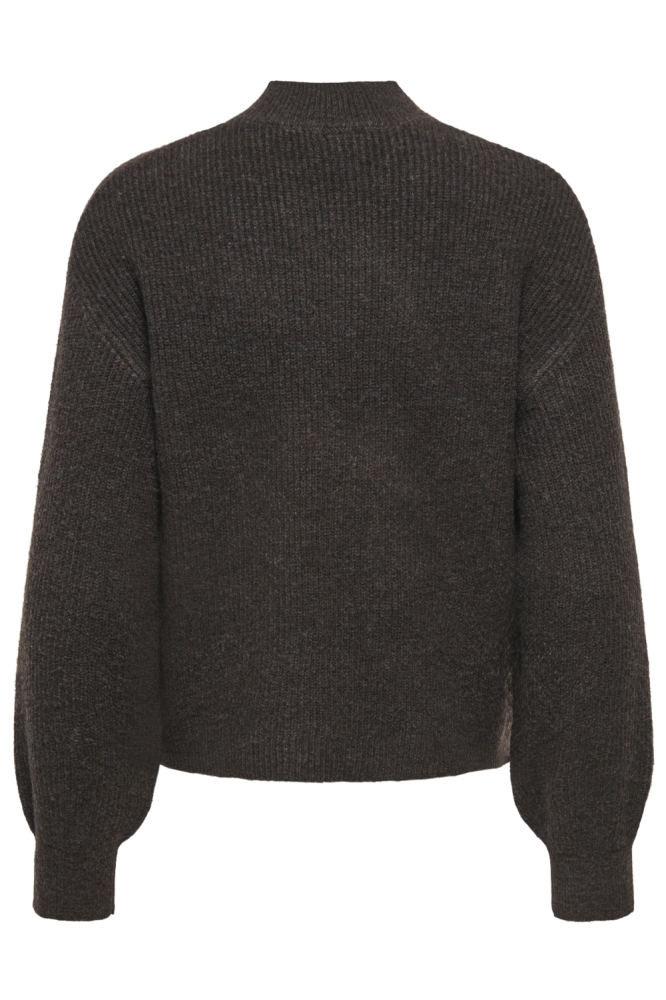Only bruine dames trui | Achteraanzicht