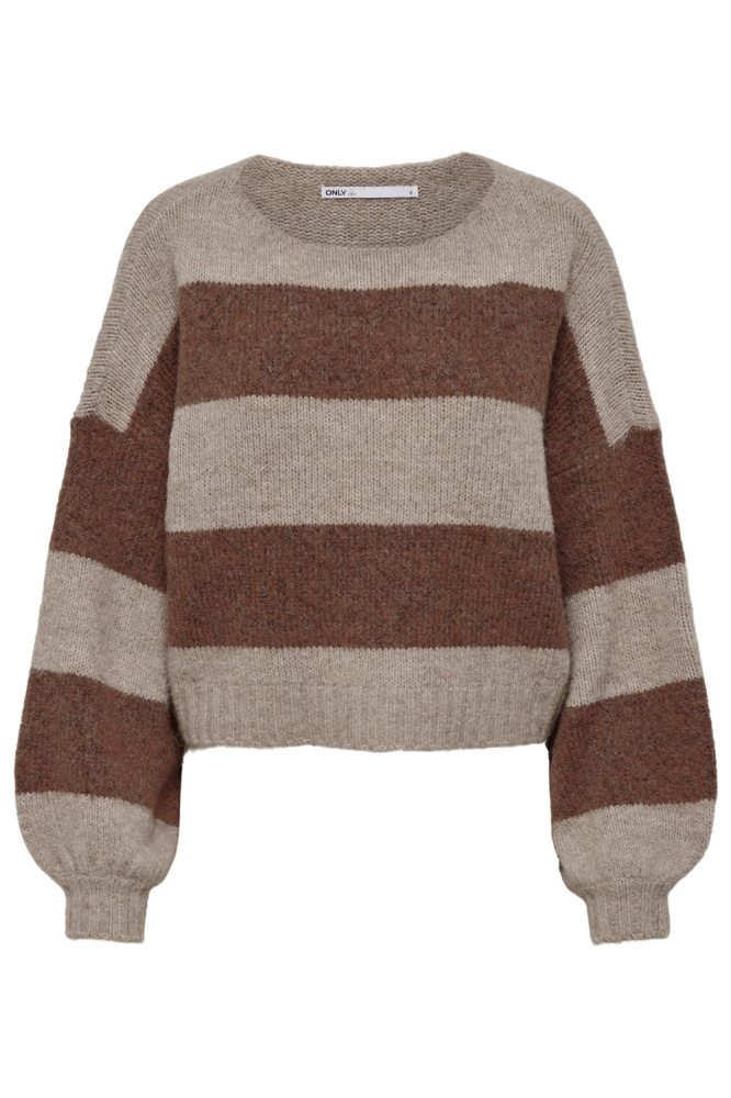 Only camel dames trui | Vooraanzicht