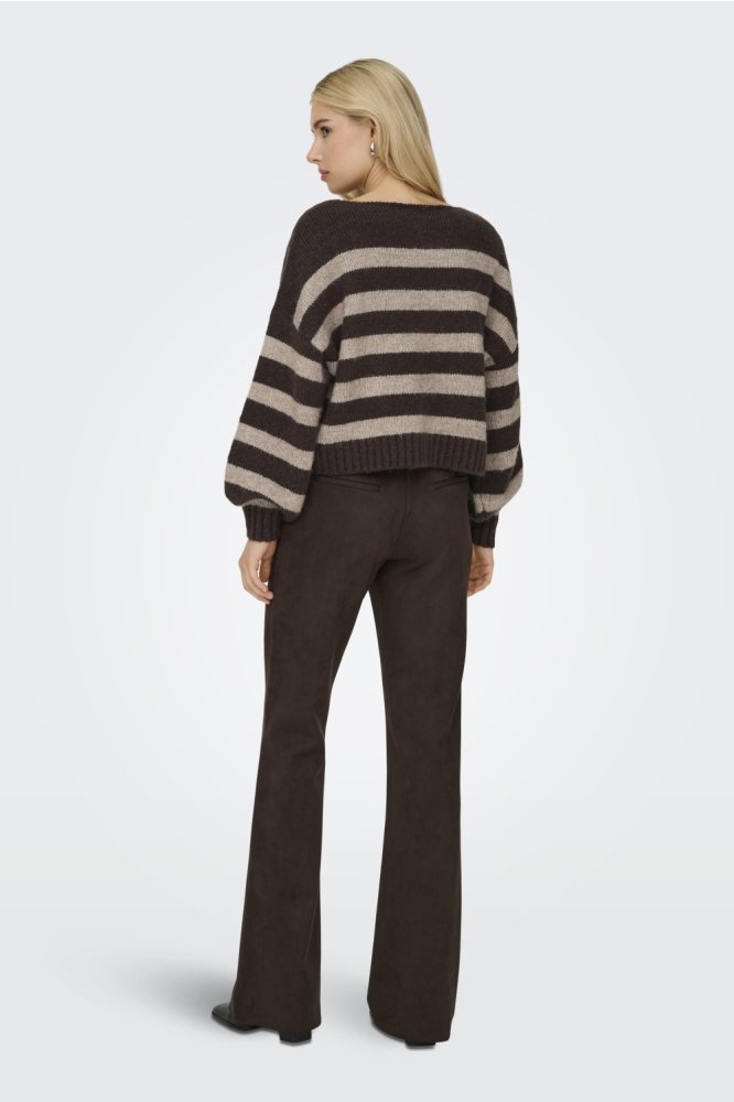 Only bruine dames trui | Model