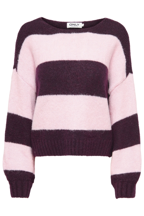 Only bordeaux dames trui | Vooraanzicht