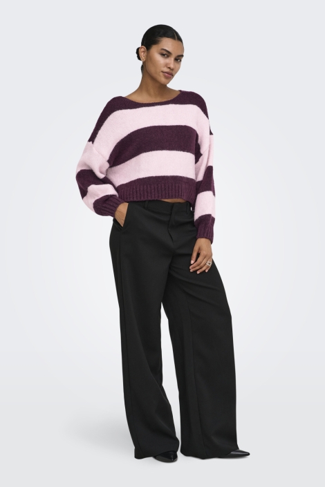 Only bordeaux dames trui | Model