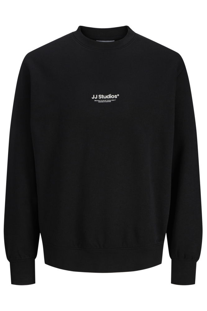Jack & Jones zwarte heren sweater | Vooraanzicht