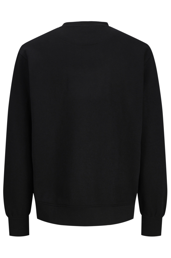 Jack & Jones zwarte heren sweater | Achteraanzicht