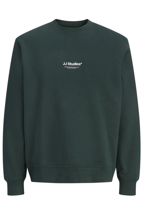 Jack & Jones groene heren sweater | Vooraanzicht