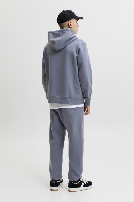 Jack & Jones blauwe heren sweater | Model achteraanzicht