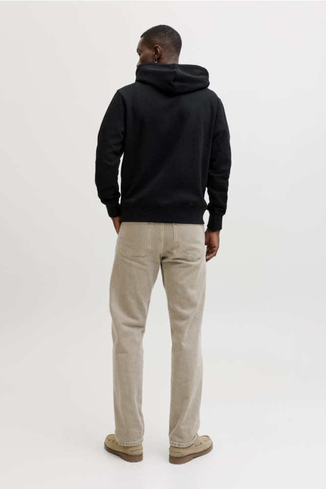 Jack & Jones zwarte heren sweater | Model achteraanzicht