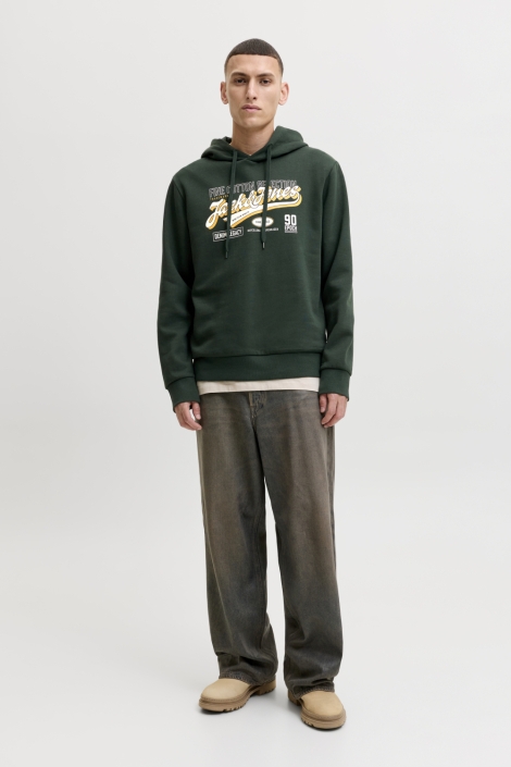 Jack & Jones groene heren sweater | Model