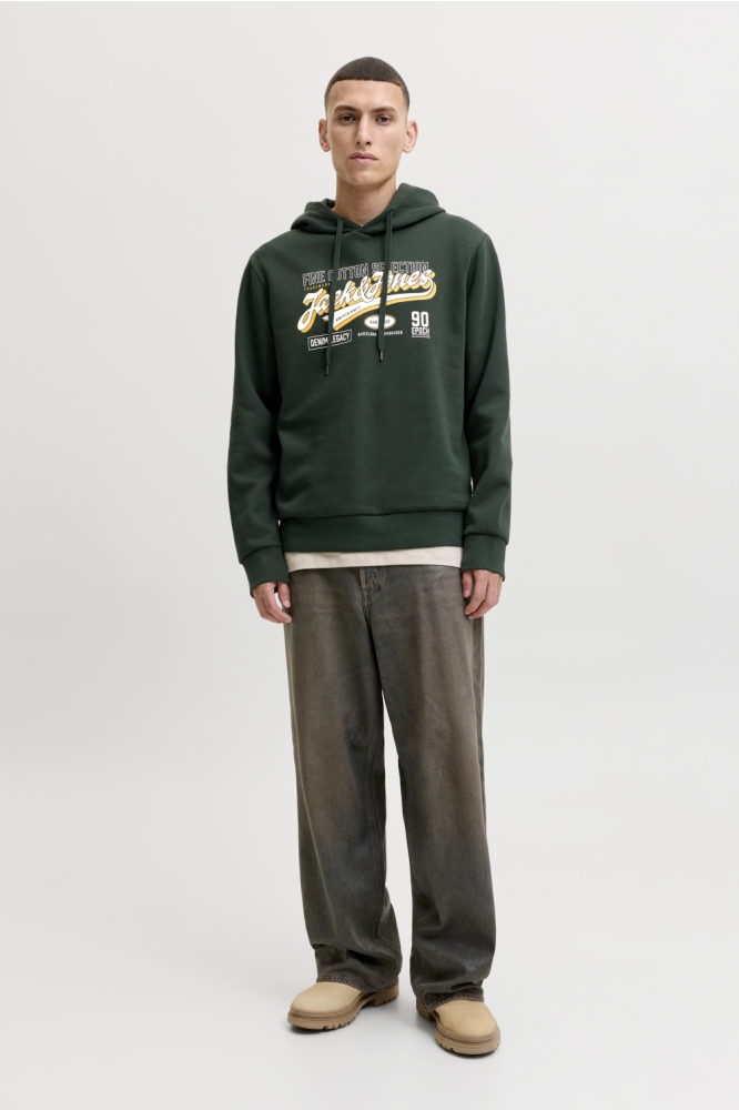 Jack & Jones groene heren sweater | Model
