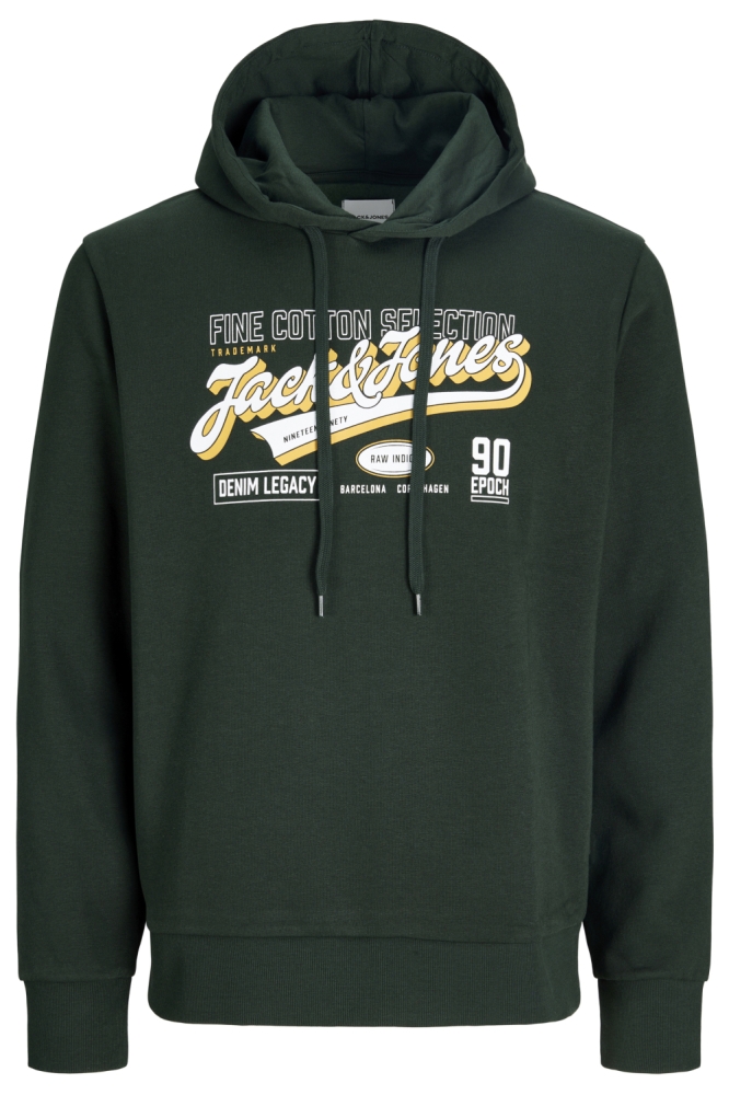 Jack & Jones groene heren sweater | Vooraanzicht