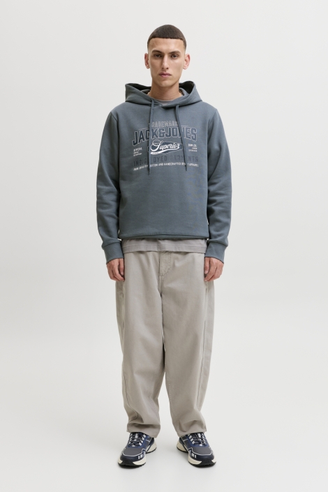 Jack & Jones grijze heren sweater | Model