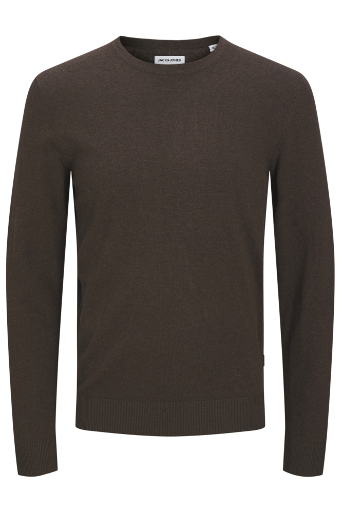 Jack & Jones bruine heren trui | Vooraanzicht