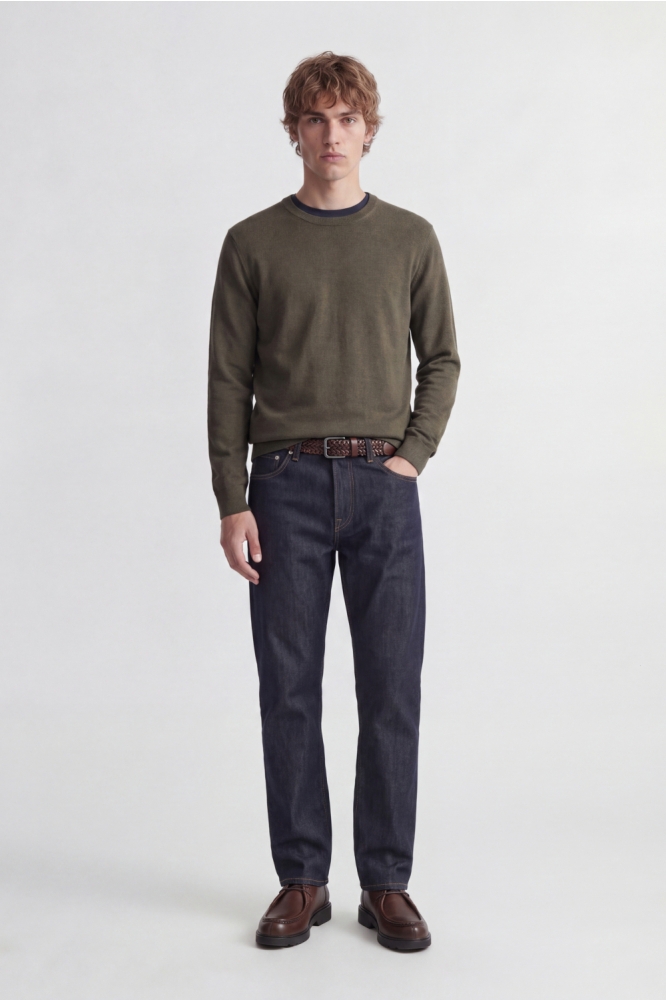 Jack & Jones groene heren trui | Model