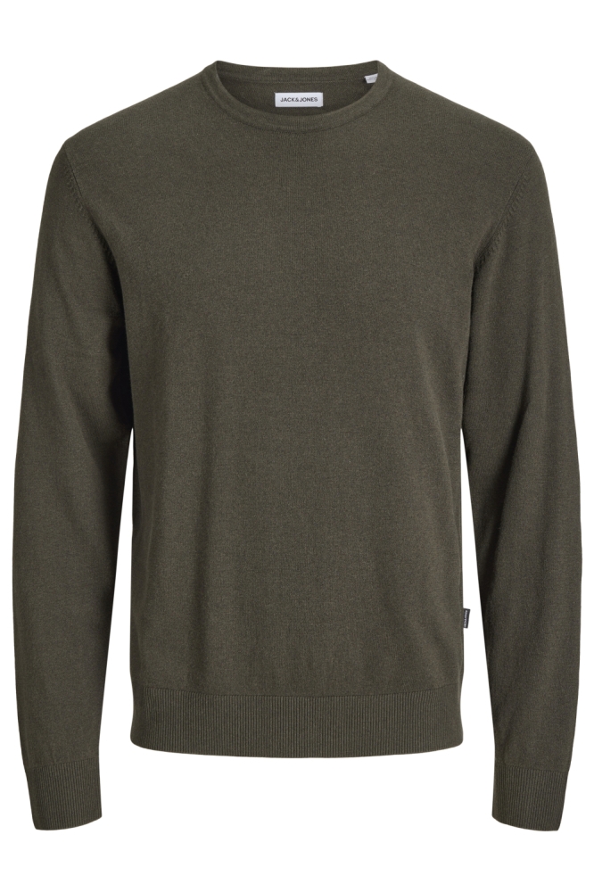 Jack & Jones groene heren trui | Vooraanzicht