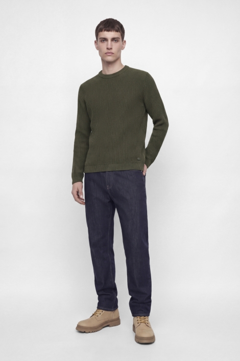 Jack & Jones groene heren trui | Model