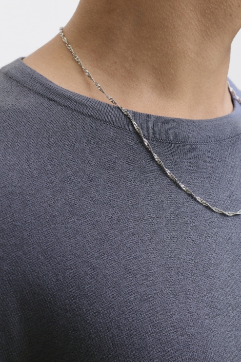 Jack & Jones blauwe heren trui | Close up