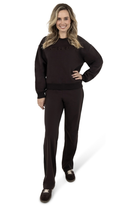 Zoso bruine dames sweater | Model
