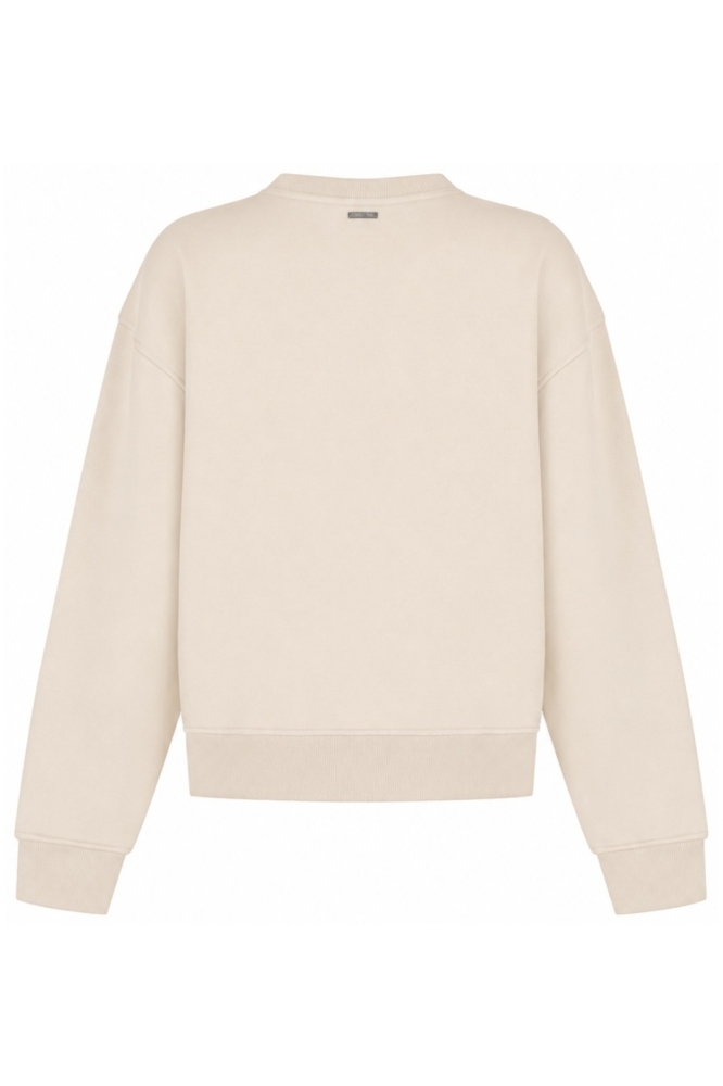 Zoso beige dames sweater | Achteraanzicht