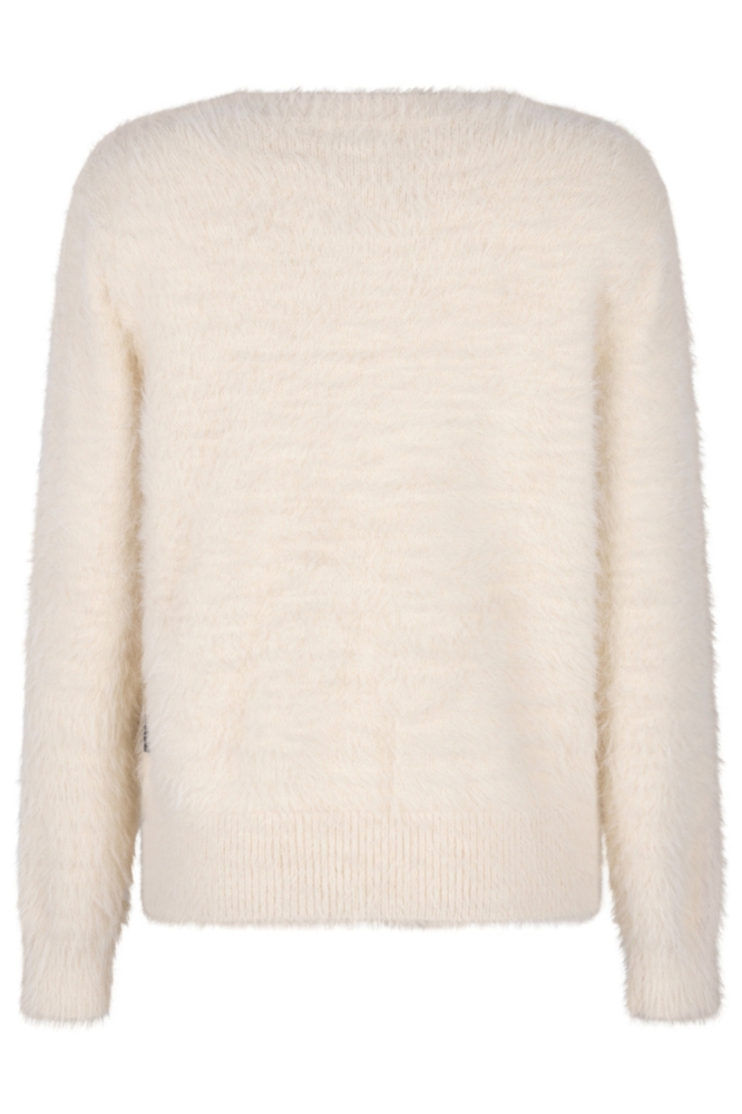 Zoso beige dames trui | Achteraanzicht