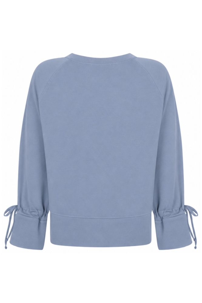 Zoso blauwe dames sweater | Achteraanzicht