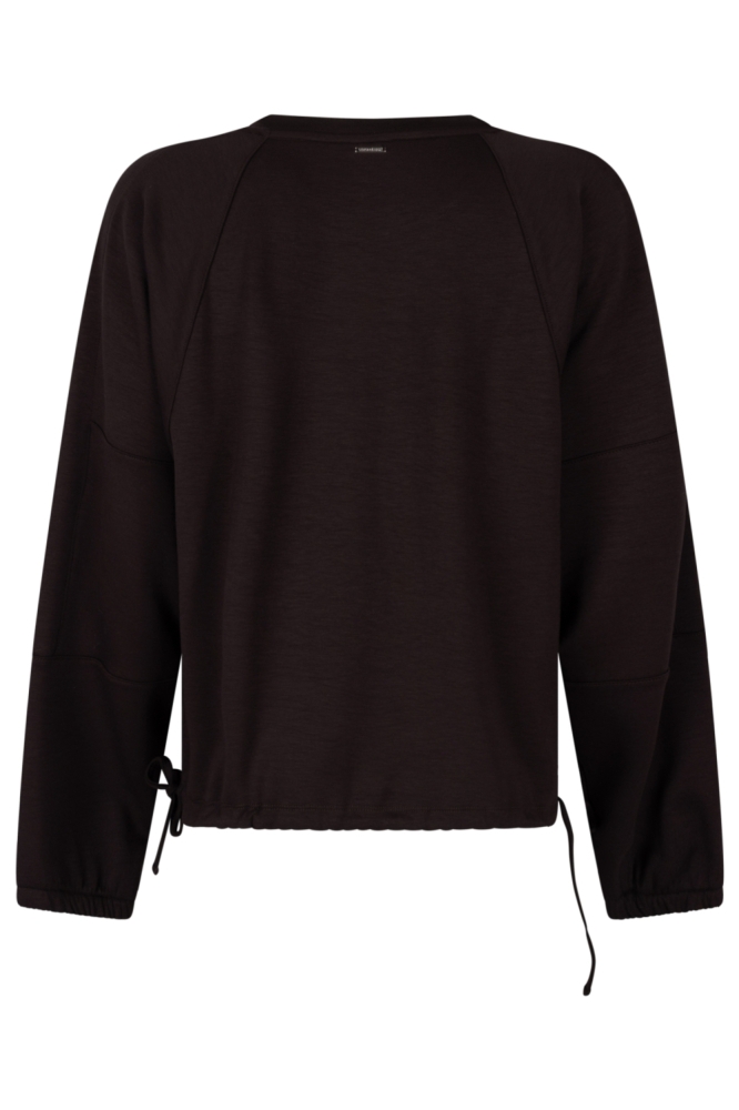 Zoso bruine dames sweater | Achteraanzicht
