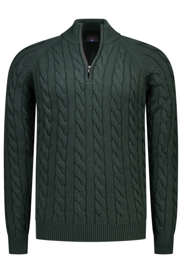 NZA Trui PULLOVER HALF ZIP 26HN454 1791 DARK HUNTER