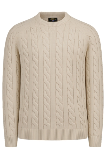 NZA Trui PULLOVER ROUND NECK 26HN455 1153 TAN SAND