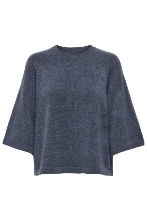 Only blauwe dames trui | Vooraanzicht