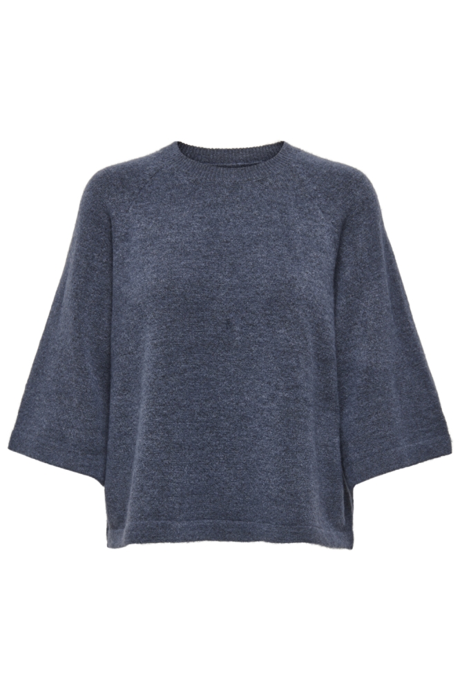 Only blauwe dames trui | Vooraanzicht
