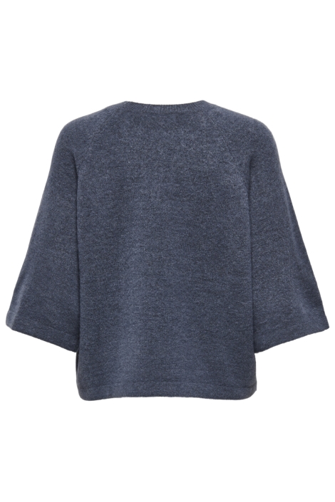 Only blauwe dames trui | Achteraanzicht